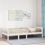 Letto per Bambini senza Materasso Bianco 75x190cm Massello Pino