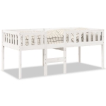 Letto per Bambini senza Materasso Bianco 80x200cm Massello Pino