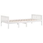 Letto per Bambini senza Materasso Bianco 80x200cm Massello Pino