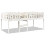 Letto per Bambini senza Materasso Bianco 90x200cm Massello Pino