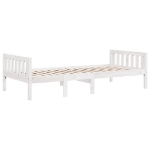 Letto per Bambini senza Materasso Bianco 90x200cm Massello Pino