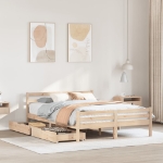 Letto senza Materasso 120x190 cm in Legno Massello di Pino