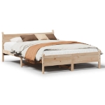 Letto senza Materasso 120x190 cm in Legno Massello di Pino