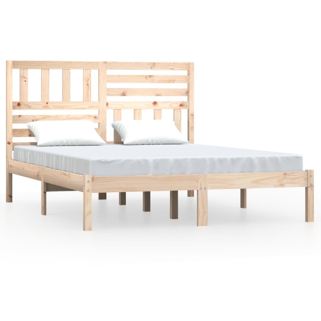 Letto senza Materasso 120x190 cm in Legno Massello di Pino