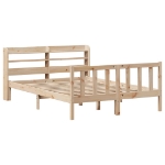 Letto senza Materasso 120x190 cm in Legno Massello di Pino