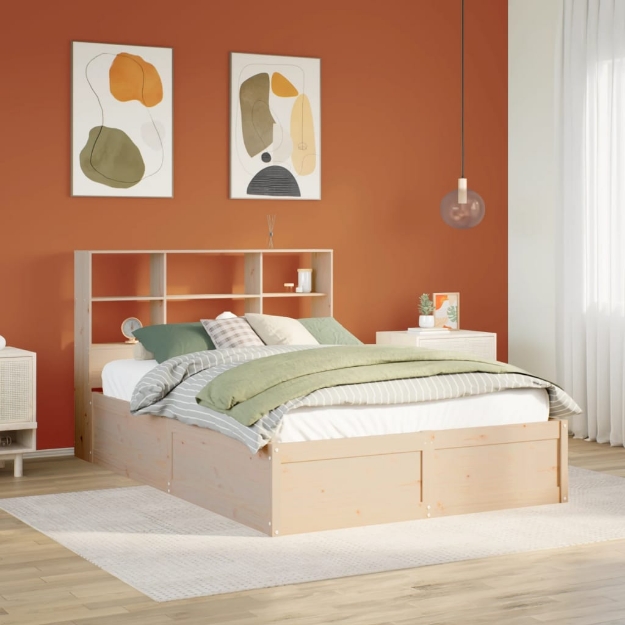 Letto senza Materasso 120x190 cm in Legno Massello di Pino