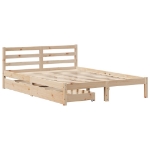 Letto senza Materasso 135x190 cm in Legno Massello di Pino