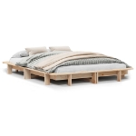 Letto senza Materasso 140x190 cm in Legno Massello di Pino