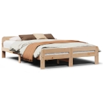 Letto senza Materasso 140x190 cm in Legno Massello di Pino