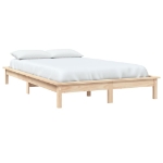 Letto senza Materasso 140x190 cm in Legno Massello di Pino