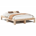 Letto senza Materasso 140x190 cm in Legno Massello di Pino