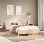 Letto senza Materasso 140x200 cm in Legno Massello di Pino