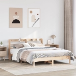 Letto senza Materasso 150x200 cm in Legno Massello di Pino