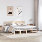 Letto senza Materasso 180x200 cm in Legno Massello di Pino