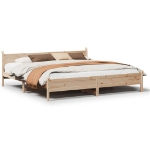 Letto senza Materasso 180x200 cm in Legno Massello di Pino