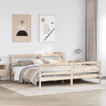 Letto senza Materasso 180x200 cm in Legno Massello di Pino