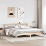 Letto senza Materasso 180x200 cm in Legno Massello di Pino