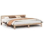 Letto senza Materasso 180x200 cm in Legno Massello di Pino