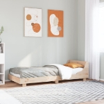 Letto senza Materasso 75x190 cm in Legno Massello Pino