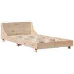 Letto senza Materasso 75x190 cm in Legno Massello Pino