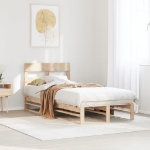 Letto senza Materasso 75x190 cm in Legno Massello Pino