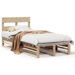 Letto senza Materasso 75x190 cm in Legno Massello Pino