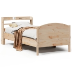 Letto senza Materasso 75x190 cm in Legno Massello Pino