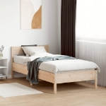 Letto senza Materasso 75x190 cm in Legno Massello Pino