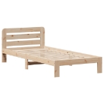 Letto senza Materasso 75x190 cm in Legno Massello Pino