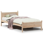 Letto senza Materasso 75x190 cm in Legno Massello Pino