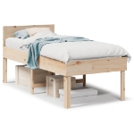 Letto senza Materasso 75x190 cm in Legno Massello Pino