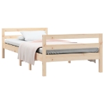 Letto senza Materasso 90x190 cm in Legno Massello di Pino