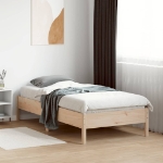 Letto senza Materasso 90x190 cm in Legno Massello di Pino