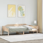 Letto senza Materasso 90x190 cm in Legno Massello di Pino