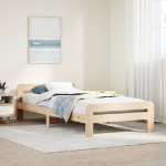 Letto senza Materasso 90x190 cm in Legno Massello di Pino