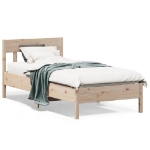 Letto senza Materasso 90x190 cm in Legno Massello di Pino