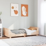 Letto senza Materasso 90x190 cm in Legno Massello di Pino