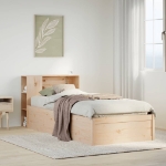 Letto senza Materasso 90x190 cm in Legno Massello di Pino