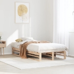 Letto senza Materasso 90x190 cm in Legno Massello di Pino