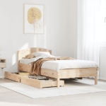 Letto senza Materasso 90x190 cm in Legno Massello di Pino