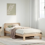 Letto senza Materasso 90x200 cm in Legno Massello di Pino