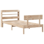 Letto senza Materasso 90x200 cm in Legno Massello di Pino