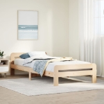 Letto senza Materasso 90x200 cm in Legno Massello di Pino