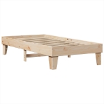 Letto senza Materasso 90x200 cm in Legno Massello di Pino