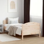 Letto senza Materasso 90x200 cm in Legno Massello di Pino