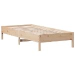 Letto senza Materasso 90x200 cm in Legno Massello di Pino