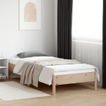 Letto senza Materasso 90x200 cm in Legno Massello di Pino