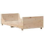 Letto senza Materasso 90x200 cm in Legno Massello di Pino