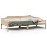 Letto senza Materasso 90x200 cm in Legno Massello di Pino