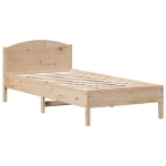 Letto senza Materasso 90x200 cm in Legno Massello di Pino